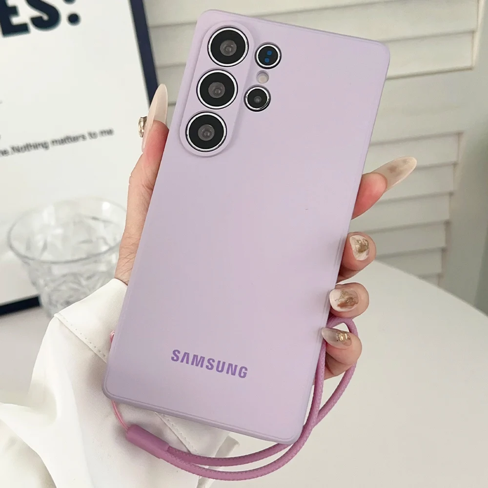 Enhanced Silicone Wrist Strap Phone Case in Liquid Finish