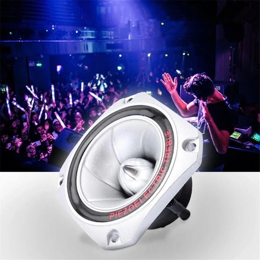 Tweeter Piezo Haut-parleur Aigu - 20W Max 100W, 80mm, Pour Caisson Home Studio Scène - 2 Pièces