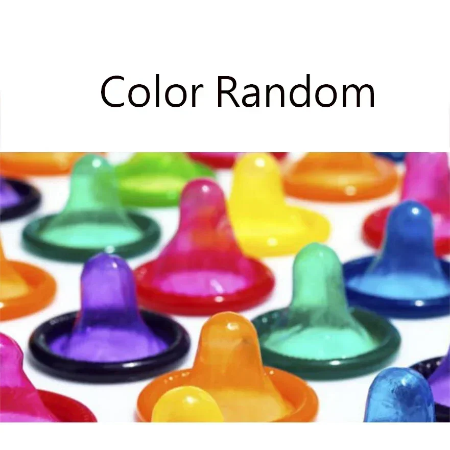 Colorful Condoms 20pcs Adult Intimate Products Without Box Various Colors Ultra-thin Safe Fit Natural Rubber Latex 52mm Sex Toys