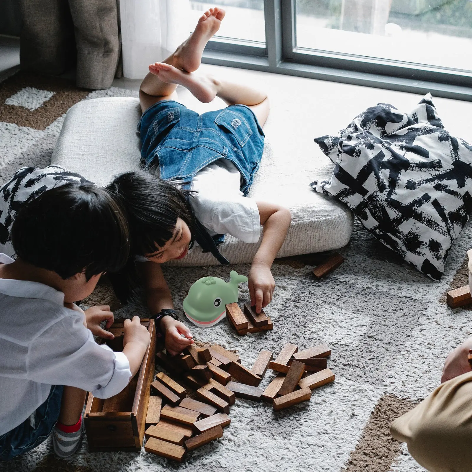 어린이를 위한 손가락 물기기 장난감,  하마, 어린이 공룡