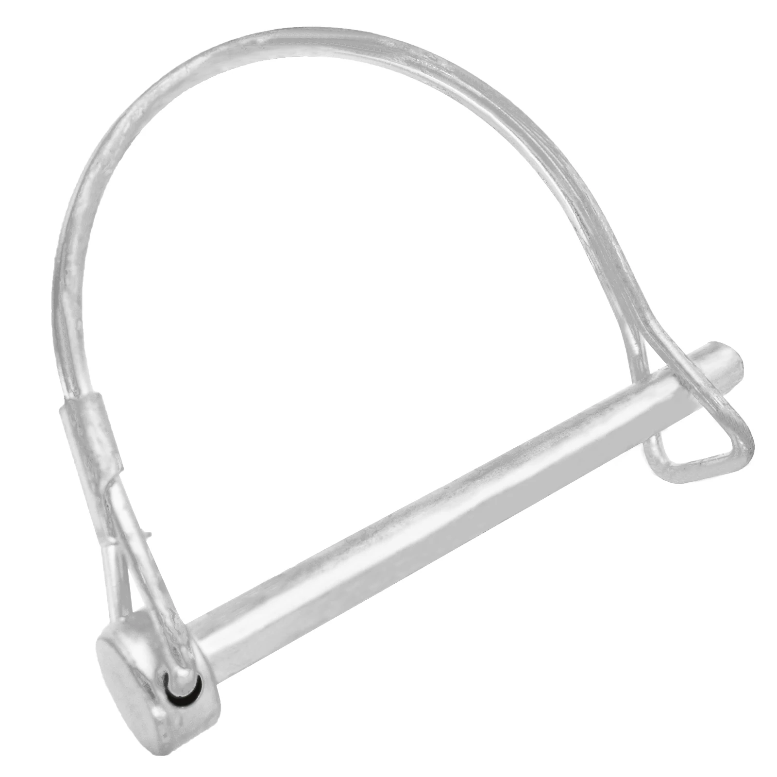 Trailer Coupler Safety Hitch Pin Lock D Shape Universal Heavy Duty Towing Hook 1/4Inch 6mm Dia x 2Inch 50mm 70mm Quick Lock trailer coupling lock