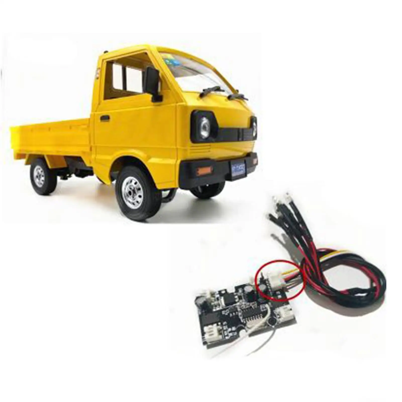 RC Car Spare Parts Light Group Lamp for WPL D 12 110 Scale RC Truck