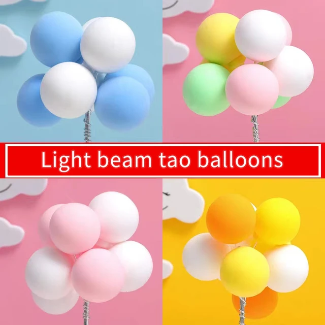 Cake decoration plugin confessions balloon ls lovely color light clay balloon  string card birthday party dessert