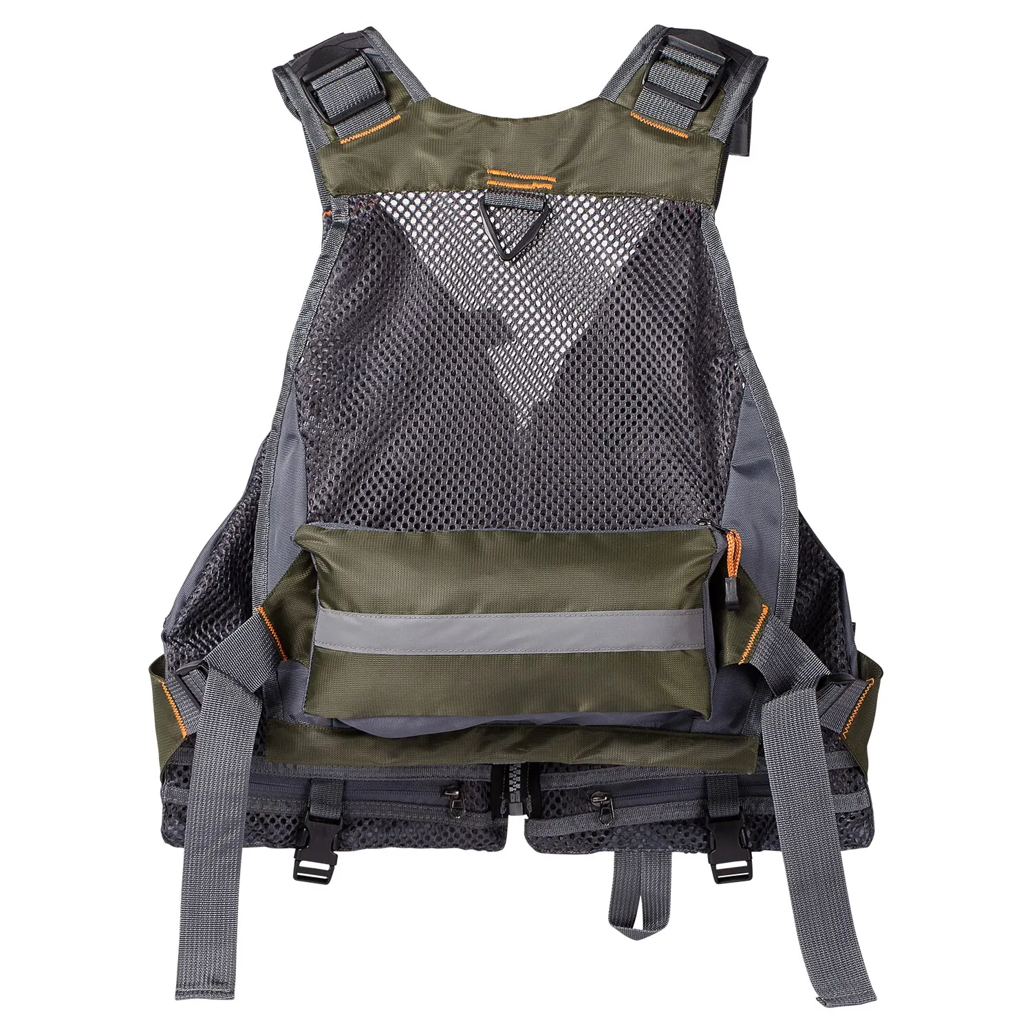 Bassdash Breathable Fishing Vest Outdoor Sports Fly Swimming Adjustable Vest Fishing Tackle