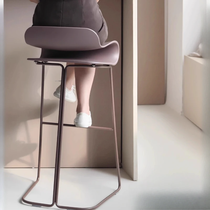 Minimalist Fashion Bar Stools Sturdy Modern Nordic Designer American Library Island Metal Home Furniture