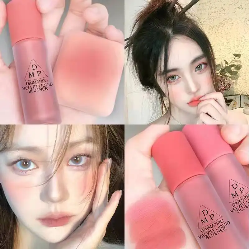 Pink Liquid Blush Eyeshadow Long-acting Waterproof Non-fading Enhance Facial Skin Color Easy-to-color Female Cosmetics 2