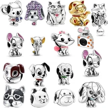 Charms de plata de ley 925 para mujer, cuentas de la serie Princesa, compatible con pulseras Pandora originales, joyería artesanal, regalo nuevo