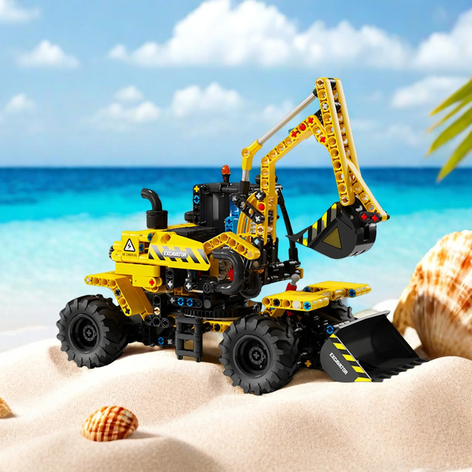 476+PCS Pull-back Engineering Vehicle Building Blocks Toy Set Assembly Puzzle Model Bricks Desktop Decoration Gifts 1