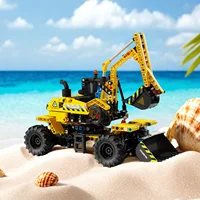 476+PCS Pull-back Engineering Vehicle Building Blocks Toy Set Assembly Puzzle Model Bricks Desktop Decoration Gifts 1