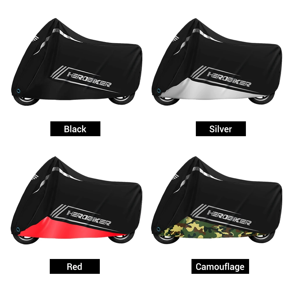 Motorbike Cover Outdoor Designer All Season Waterproof Dustproof UV Protective Bike Outdoor Motorcycle Accessories Rain Cover motorcycle cover