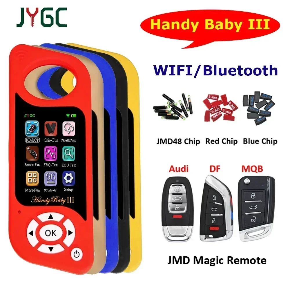 Il Più Nuovo Jygc Handy Baby Iii Wifi / Bluetooth Versione Generatore Remoto Handy Baby 3 Id46/47/4D/48/70/83/T5/Red/King Chip Copier A +