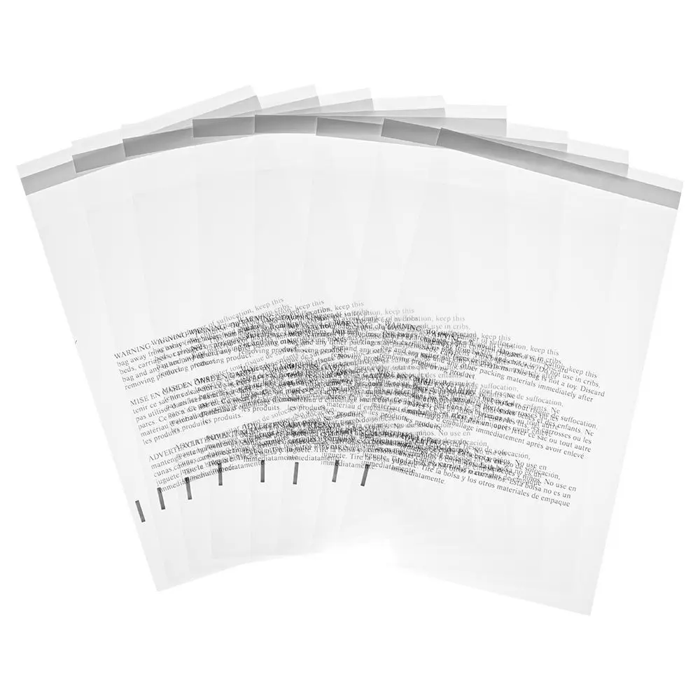 100PcsClearPolyBags1523cmSelfClosingResealableBagWith