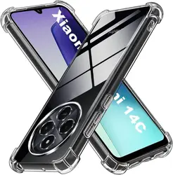 Clear Airbag Shockproof Soft Silicone Back Cover Case - Poco C75 4G (Transparent)