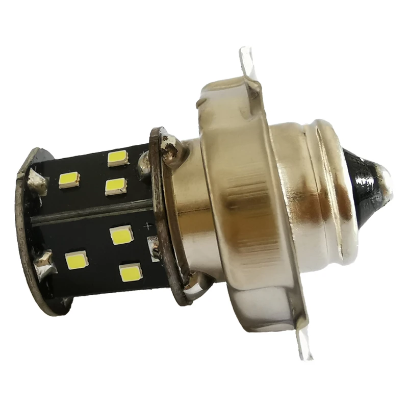 1 Pz 6 V 6 Volt AC P26S HA CONDOTTO LA Lampadina Moto Faro 3030 30 SMD Motobike Moto Luce 6000 K Scooter Ciclomotore ATV UTV Lampada Frontale