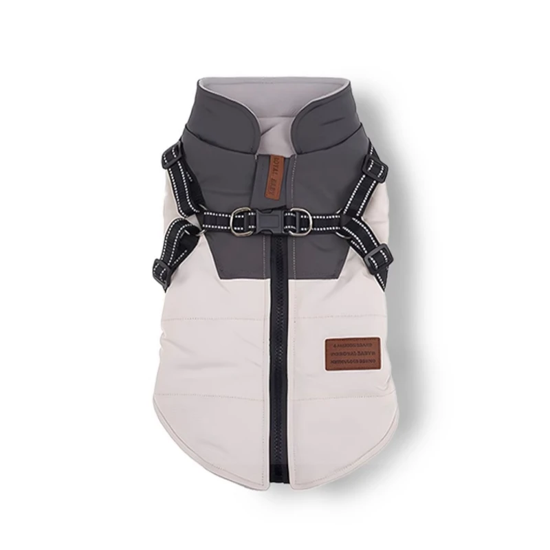 Thickened Polyester Dog Clothes Autumn Winter Teddy Vest Cold-Proof Pet Coat Comfortable Bichon Schnauzer Outfit