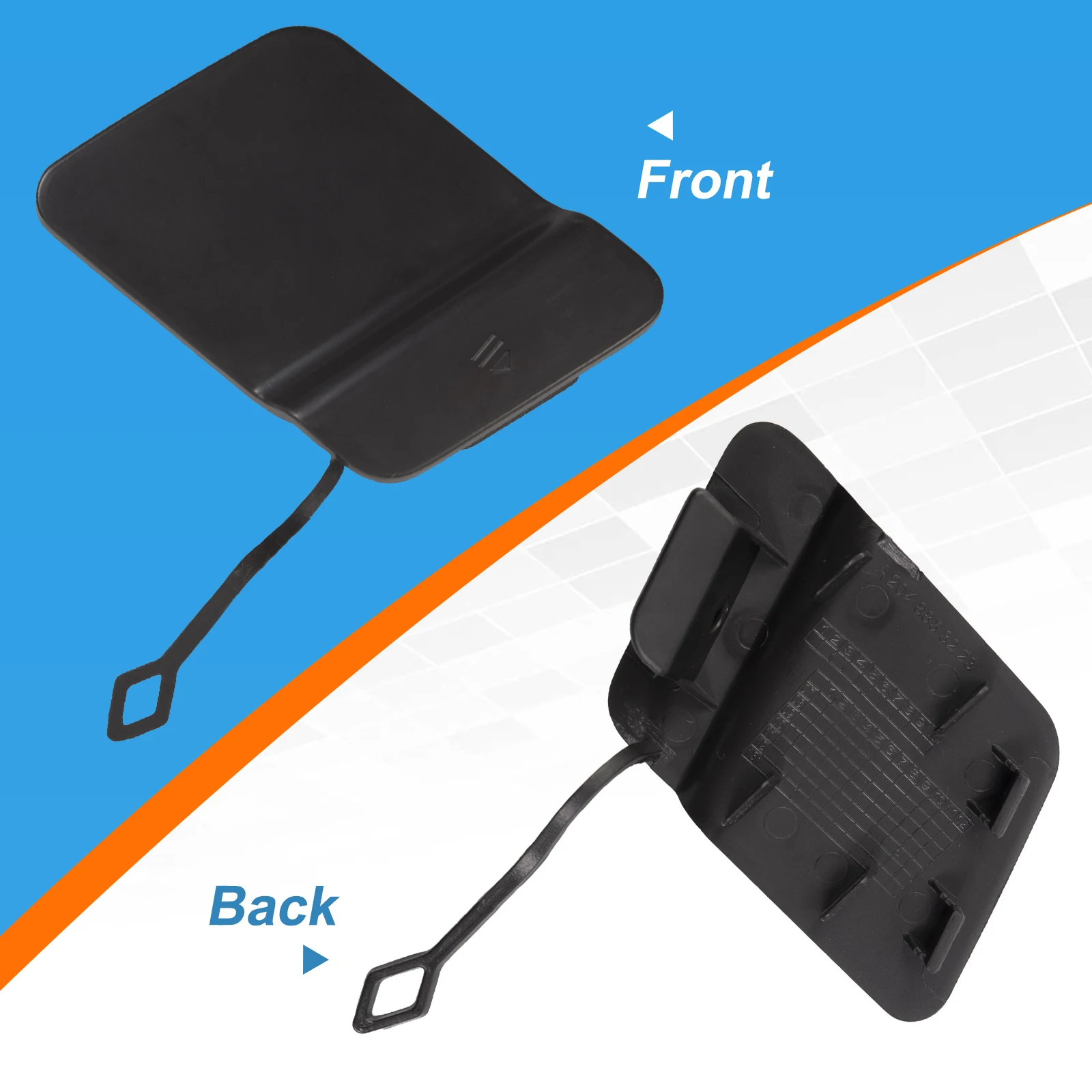 Rear Bumper Tow Hook Cover Cap Towing Eye For Mercedes Benz X204 GLK300 GLK350 Accessories 2009-2012 A2048853223