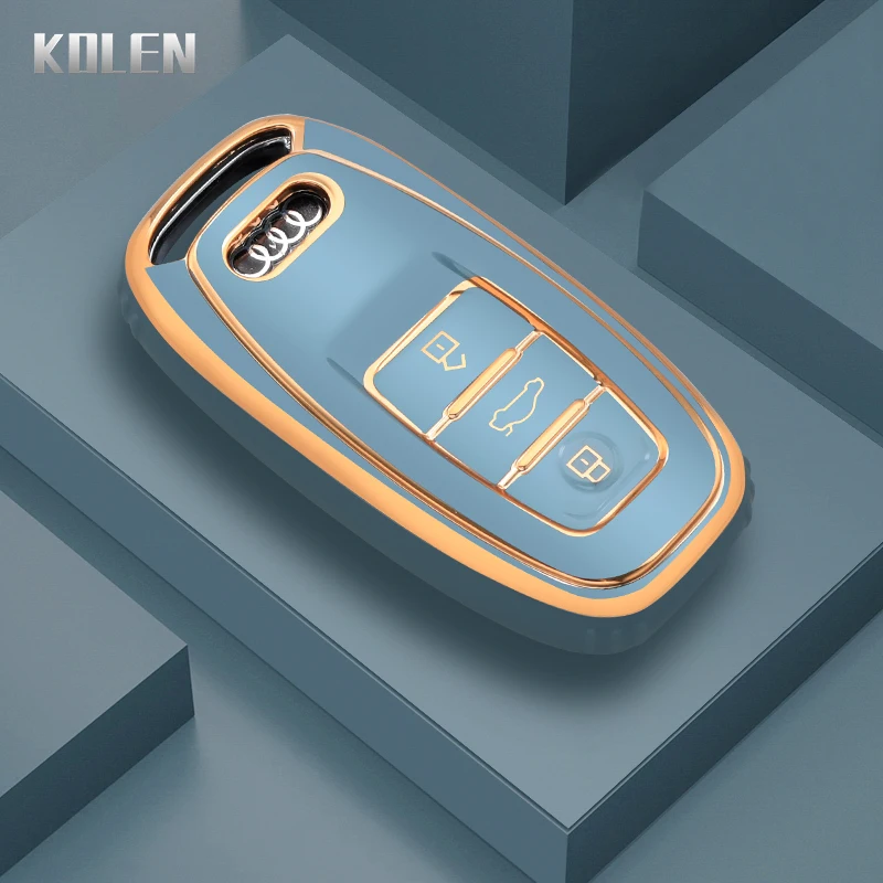Elegant TPU Car Key Case Cover - Fashion Edition