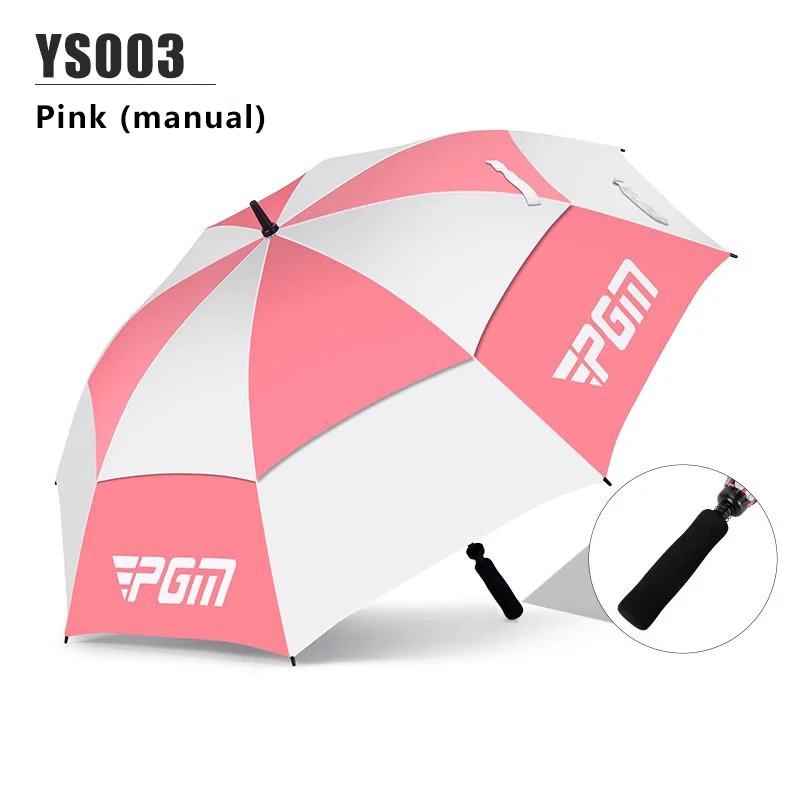 Golf Umbrella Sun Protection And Rain Double Layer Wear Resistant Fiberglass Material Spring And Summer Automatic Manual 6