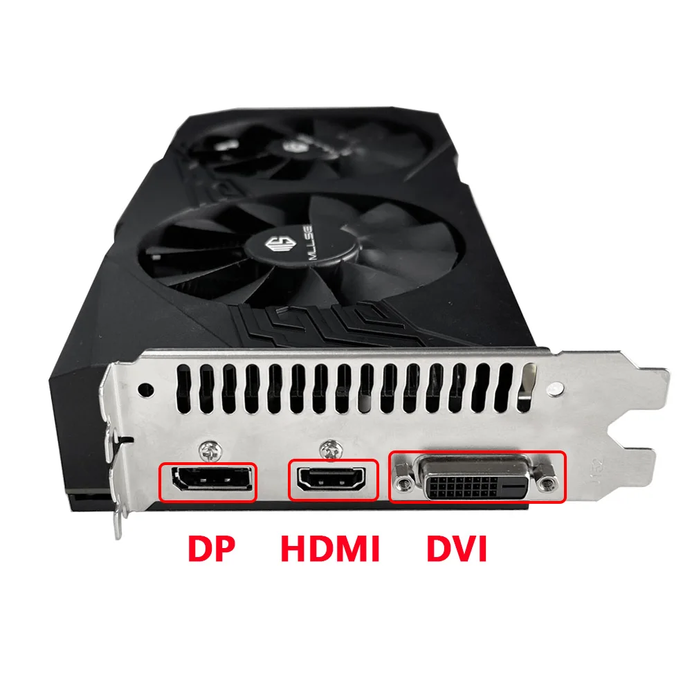 Placa Gráfica Mllse-amd Radeon rx 580 8g Gddr5 256bit 2048sp Pci Express 3.0x16 Gpu Jogos de Computador rx 580 8gb - Imagem 4