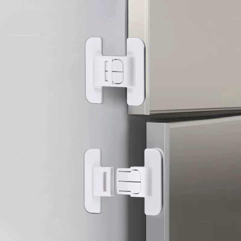 Child Lock 2/5Pcs Baby Safety Refrigerator Lock Cabinet Door Locker Buckle Home Kids Security Protection Anti-Open Water Dispenser Locks cabinet lock child lock refrigerator lock safety lock refrigerator door lock