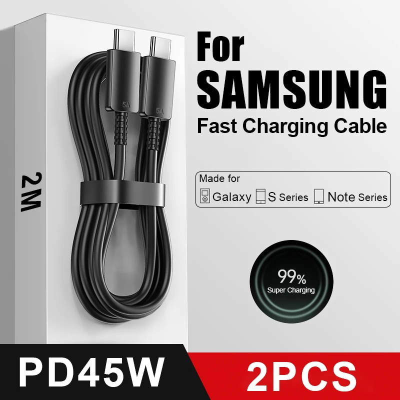 Chargeur Auto Chargeur Rapide Usb-C Câble Pour Samsung Galaxy A54 5G