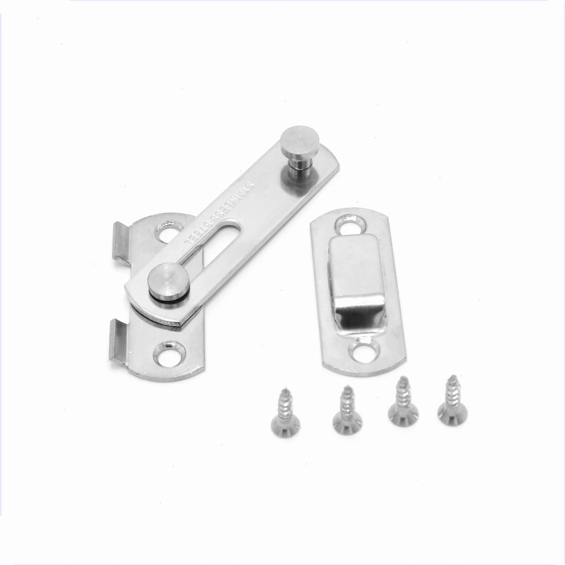 1Pc Stainless Steel Hasp Latch Lock for Sliding Door Window Cabinet Fitting For Home Security Door Hardware Accessories Cheapest