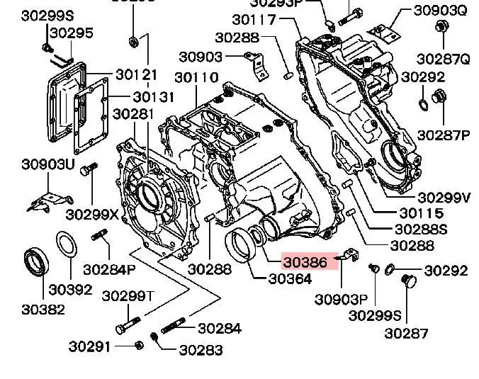 PAJERO V20V30V40V70V60 M/T OIL SEAL T/F FRONT OUTPUT SHAFT MD712012 15Z 36 52 10 AE
