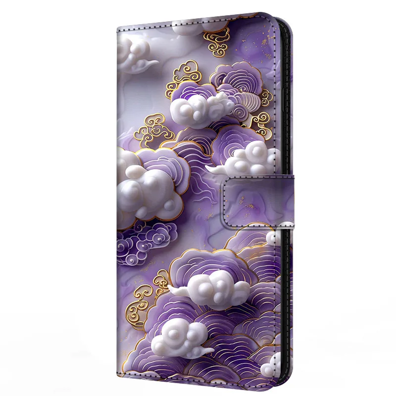 Magnetic Pink Leather Wallet Case - Book Style Flip Cover