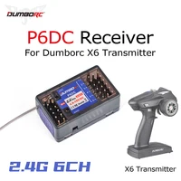 RC Servo DUMBORC X6F/X6FG/X6DC/X6DCG 2.4G 6CH Radio Control System Receiver for X4 X5 X6 X6P Transmitter RC Car Boat - Image 3