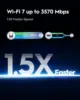 BE3600 WiFi 7 Gigabit 4 Stream Dual Band Router WR3600 MU-MIMO High Gain Antennas VPN Clients & Server, Cloud Control 5