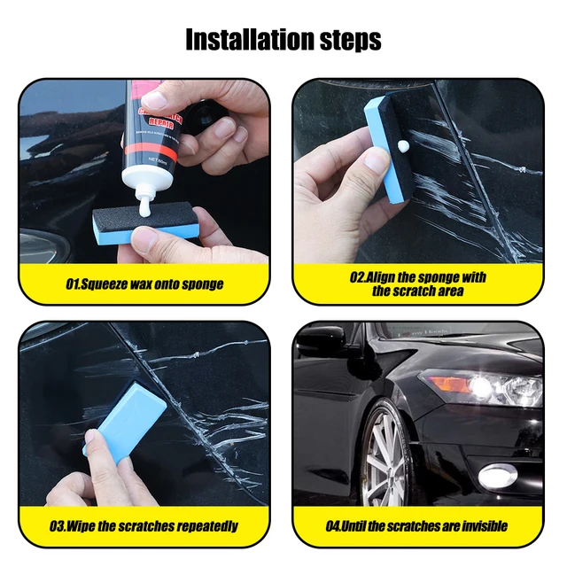 Transforme Arranhões de Carros em Coisas do Passado: Um Guia Detalhado para o Kit de Cera Reparadora de Arranhões de Pintura Automotiva 2 Kit de Cera Reparadora de Arranhões de Pintura Automotiva