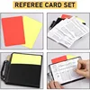 1PCS Sport Football Soccer Referee Wallet Notebook With Red Card Yellow Sports Card Team And Soccer Referee supplies 6