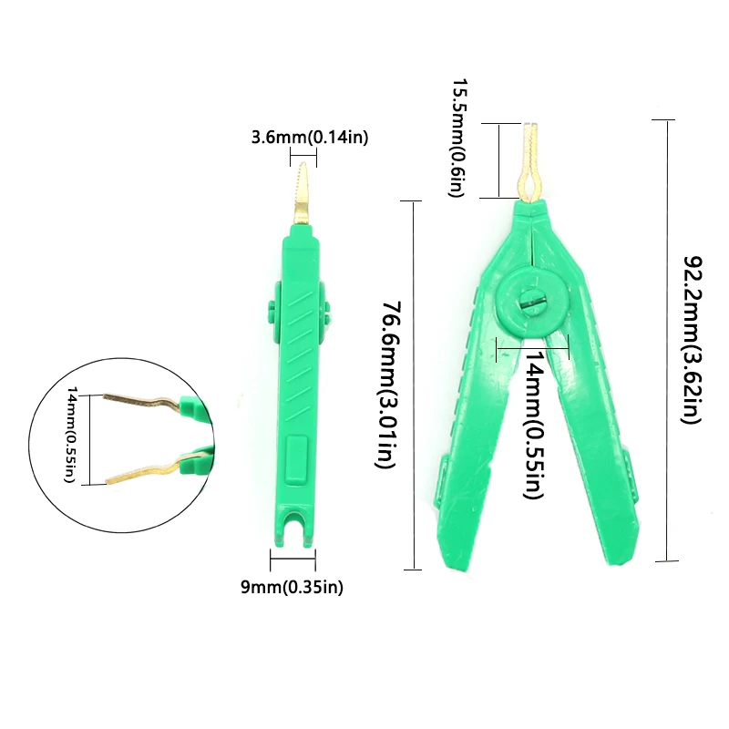 1PCS Alligator Clip 90mm Kelvin Copper Gold Plate Clip LCR Test For Precision Electrical Instrument Tool Power Supply alligator clips