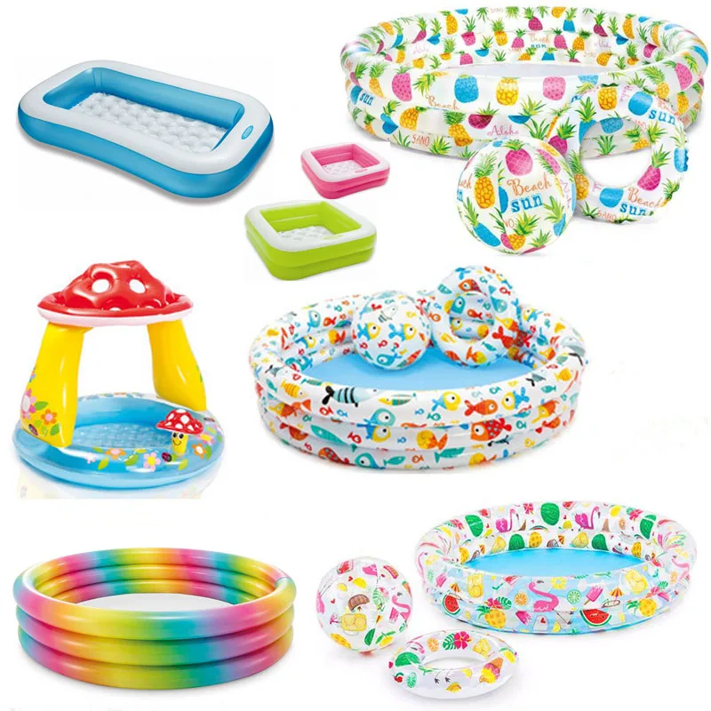 Piscina Per Bambini Piscina Fungo Acqua Gonfiabile Gioco Casa Baby Ball Piscina Estate Giocattolo Giochi D'Acqua