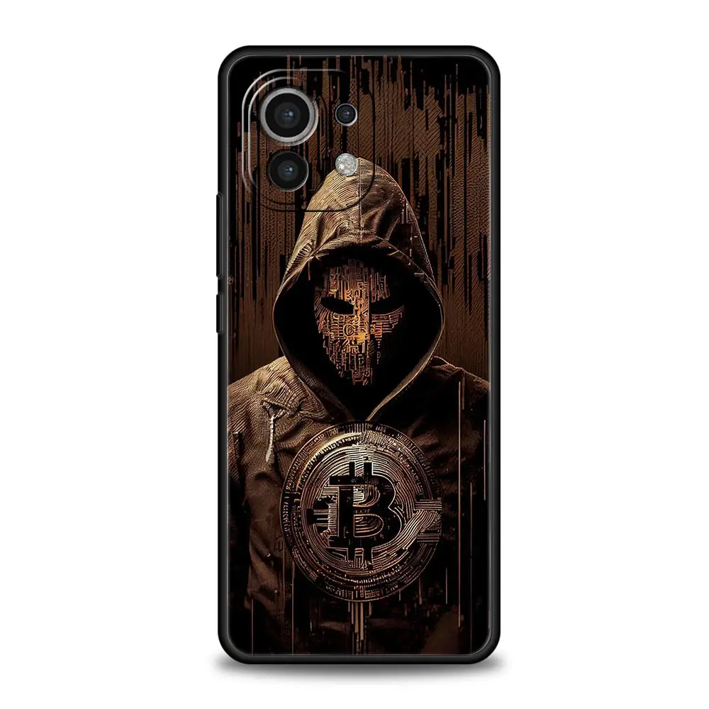 Luxury Bitcoin B Design Soft TPU Phone Case Cover