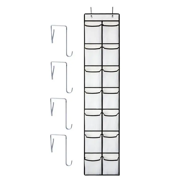 

Over Door Shoe Organizer 12 Grids Shoe Rack Organizer Shoe Rack Organizer Large Pocket Door Shoe Holder With 4 Strong Hooks