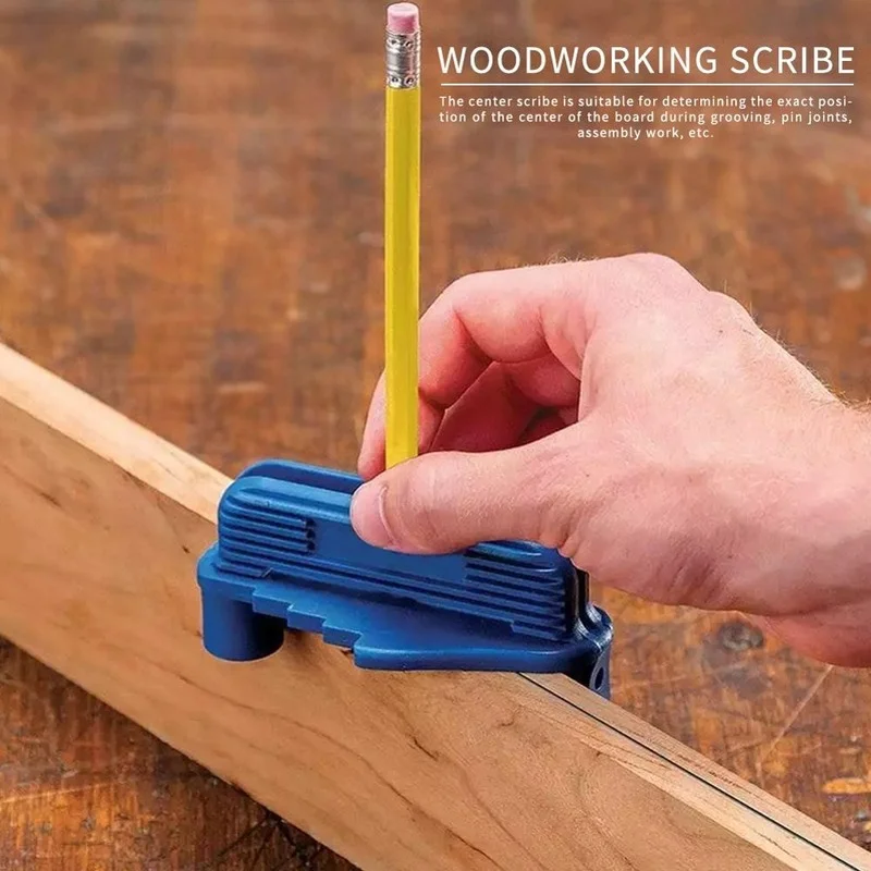 Marking Center Finder Tool Woodworking Angle Center Line Scribe Wood