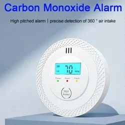 Carbon Monoxide Detector with LCD Display and Real - Time Alarm System (1PC)