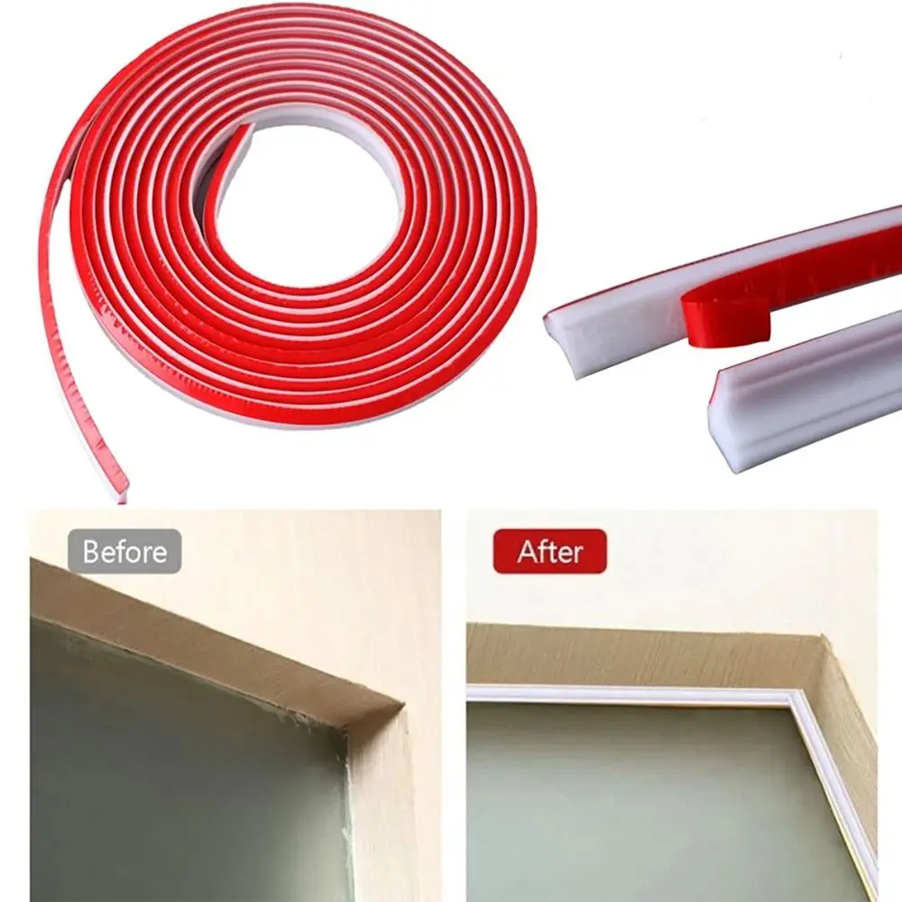 Wall Corner Caulk Soft Line Ceiling Strip Self Adhesive TPE Molding Edge DIY Wall Corner Beauty Seam Kitchen Bathroom Window