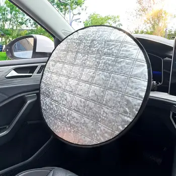 Copri Volante Auto Termoisolante, Protezione Solare, Resistente alle Alte Temperature, Parasole per Volante