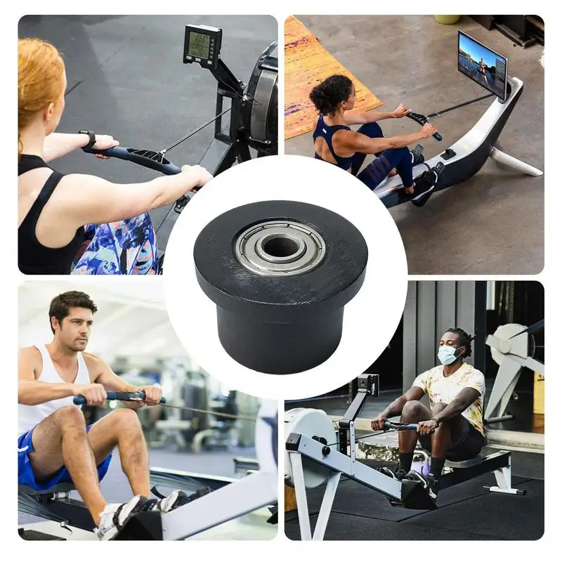 Roller Wheels For Rowing Machine Rowing Machines Roller Parts Pulley Sports Equipment Fitness Gym Accessories For Smooth Rolling