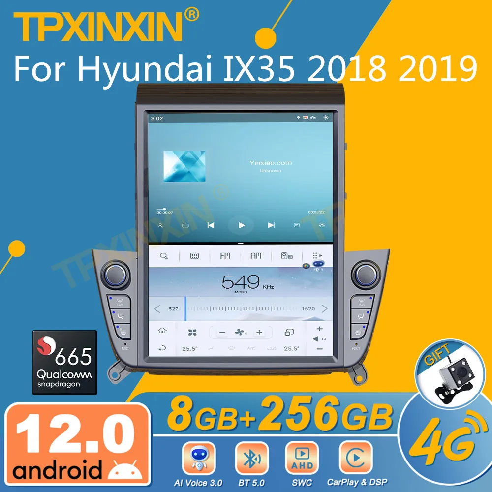 

Восьмиядерный процессор Qualcomm для Hyundai IX35 2018 2019 Android автомобильное радио Тесла экран 2Din стерео приемник Авторадио мультимедийный плеер GPS