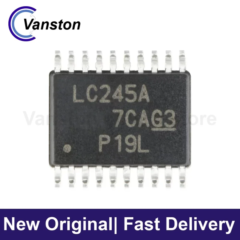 

SN74LVC245APWR 5Pcs TSSOP-20 3.6V Tri-state Output 8-Bus Transceiver Chip New Original / Electronic Component