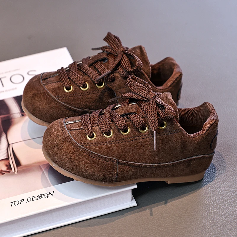 Retro Patchwork Kids Sneakers for School and Tennis