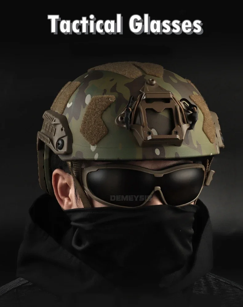 Description Picture 2 of itemTactical Glasses Shooting Hiking Eyewear CS Airsoft Safety Protective Goggles Outdoor Sports Sunglasses