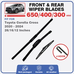 Hybrid Wiper Blade Set - Front & Rear - 261612 - Premium Windshield Accessories - RHD