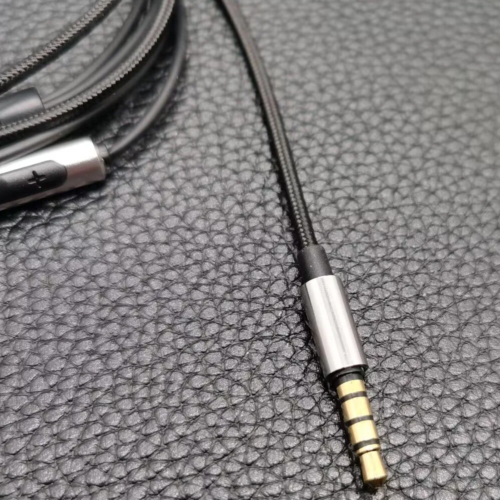 Upgrade Repair Headphone Cable for ATH- FC707 ATH-FC700 ATH-SJ11 ATH-SJ1 DIY Replacement Cable Cord With Mic Remote