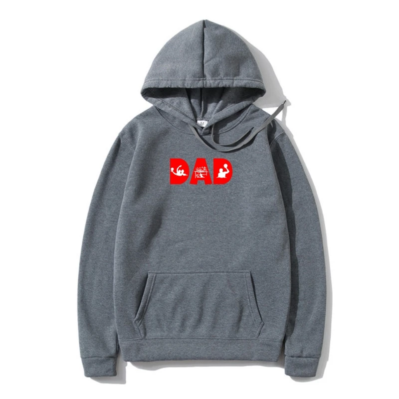 

Men Dad Waterpolo Outdoors Sports Proud Lifestyle Hoody Outerwear Character Warm Fleece Fleece SweaOuterwear