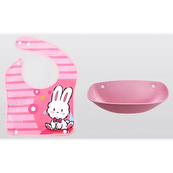 Cartoon Newborn Baby Bibs EVA Waterproof Baby Feeding Bib Boy Girl Bib  Bandana Apron Infantil  Baby Feeding Detachable Bib