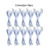2/4 Pins Head 2.5/3.5mm Plug Type Electrode Cable Line Wire For Tens Acupuncture Electrical Nerve Muscle Stimulator 1